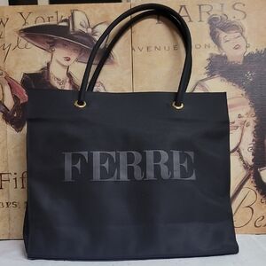 GianFranco  Ferre Nylon Tote Bag